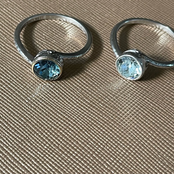 ❤️🌹❤️ 14k 925 Blue stones rings - Picture 4 of 9